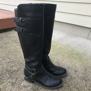 Black riding boots